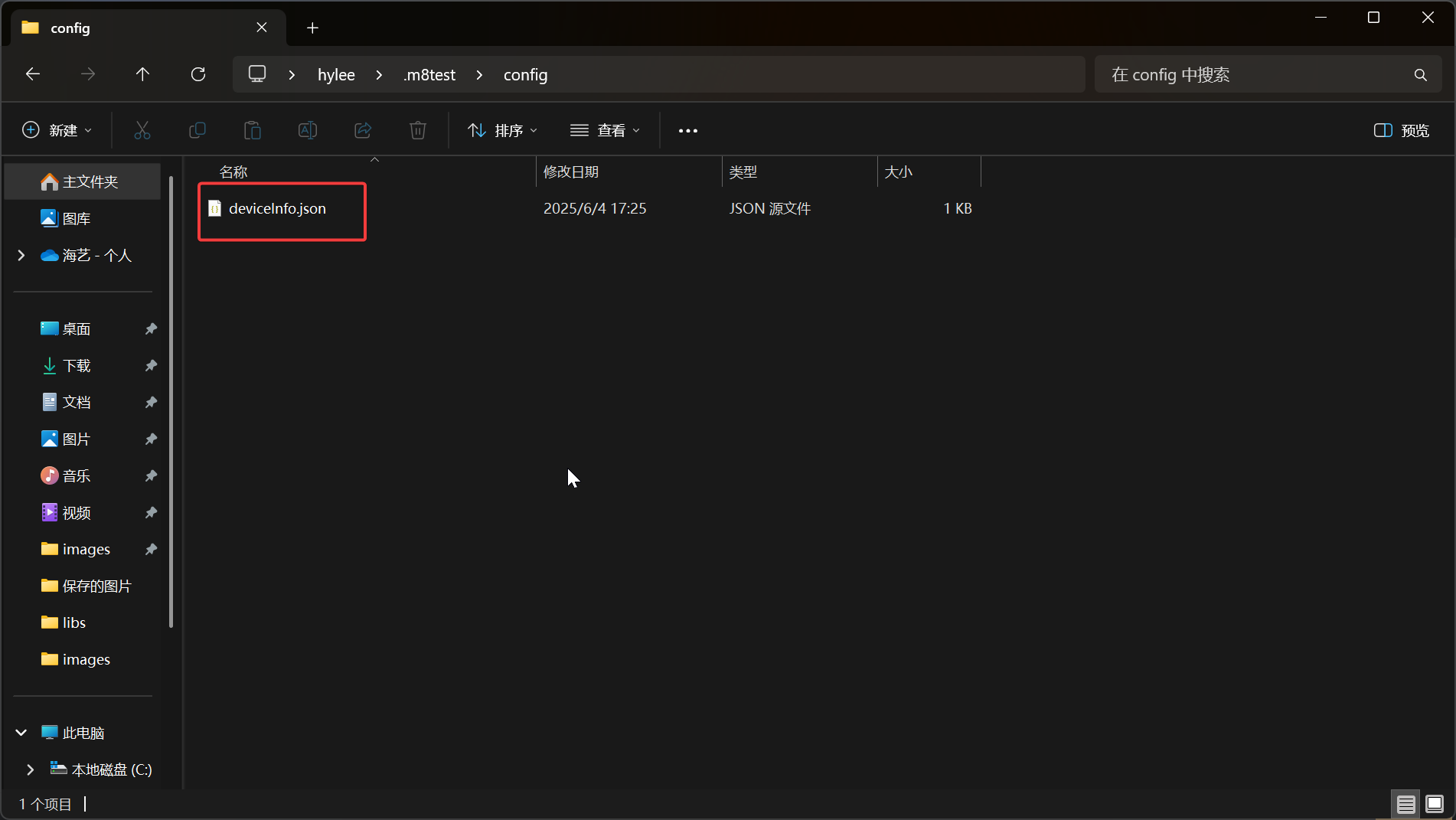 config 目录